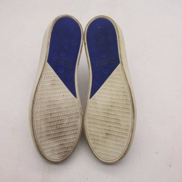 Rothy’s The Sneaker Honeycomb Women’s Size 8 Salt Light Grey White Knit Slip On - Picture 6 of 9